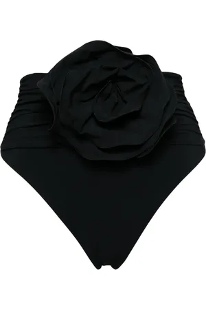 MAGDA BUTRYM Floral-appliqué bikini bottoms