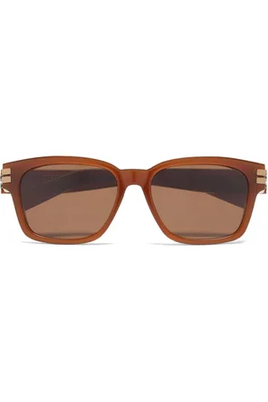 Ermenegildo Zegna Square-frame tinted sunglasses