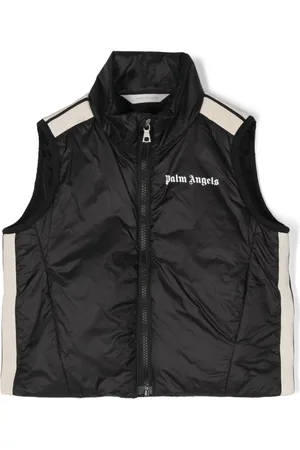 Palm Angels Logo-print padded gilet