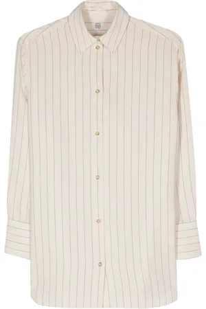 Totême Pinstriped buttoned shirt