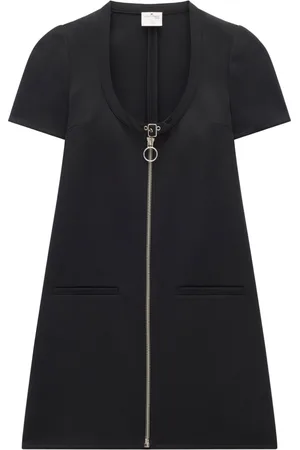 Courrèges Holistic buckle-detail twill dress