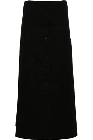 Loulou de Saison Atriblack buttoned skirt
