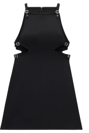 Courrèges Buckle-detail shift dress