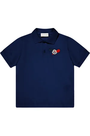 Moncler Logo-appliqué cotton polo shirt