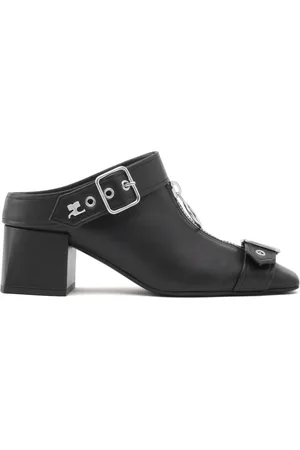 Courrèges Gogo 55mm leather mules