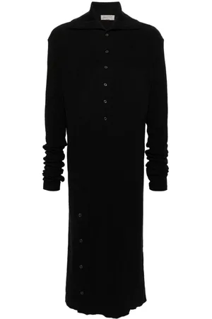 YOHJI YAMAMOTO Ribbed-knit cotton jumper