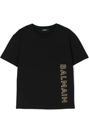 Balmain Logo-embossed cotton T-shirt