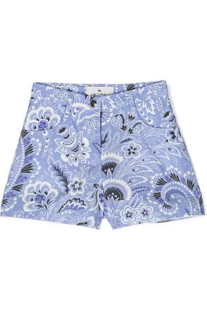 Etro Paisley-print cotton shorts