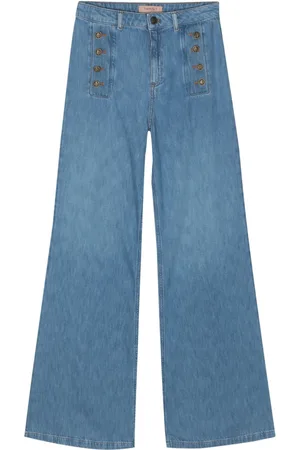 Twin-Set High-rise flared jeans