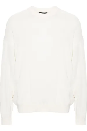 Emporio Armani Ribbed cotton jumper