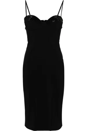 CHIARA BONI Zhoulette crystal-embellished midi dress
