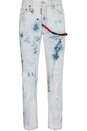 Dsquared2 Distressed straight-leg jeans