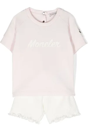 Moncler Logo-print ribbed short set