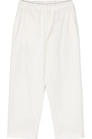 DOUUOD KIDS Tapered cotton-blend trousers