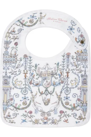 Atelier Choux X Caitlin Wilson Toile de Jouy bib