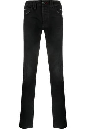 Philipp Plein Super Straight stonewashed jeans