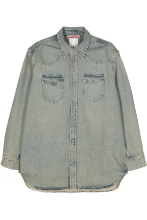 Acne Studios Washed-denim shirt