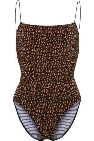 Totême Smocked one-piece swimsuit