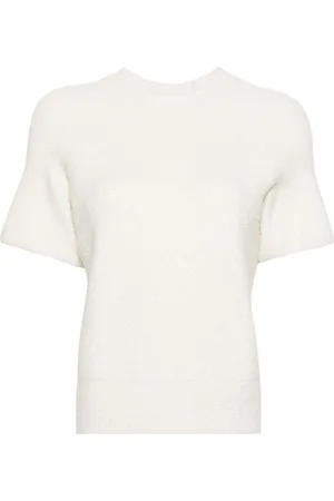 Totême Raglan-sleeve knitted T-shirt
