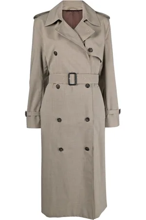 Totême Houndstooth trench coat