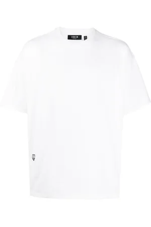 FIVE CM Heart peace-print cotton T-shirt
