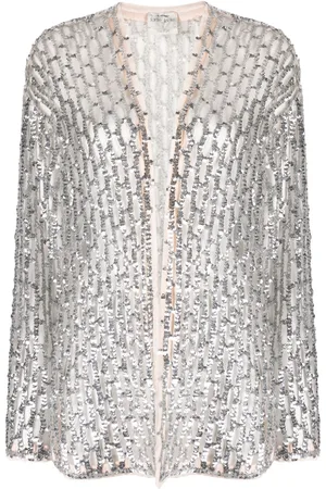 FORTE FORTE Cut-out sequin tulle jacket