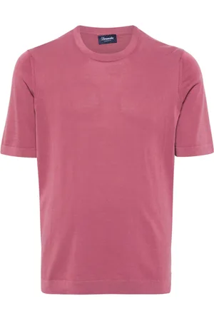 DRUMOHR Fine-ribbed cotton T-shirt