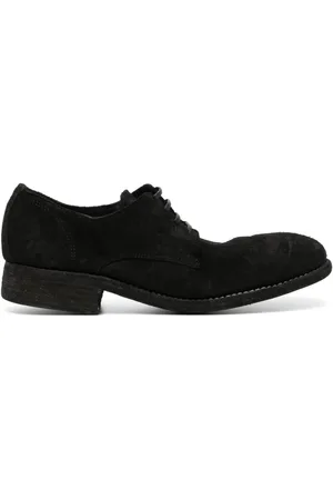 GUIDI Leather Derby shoes