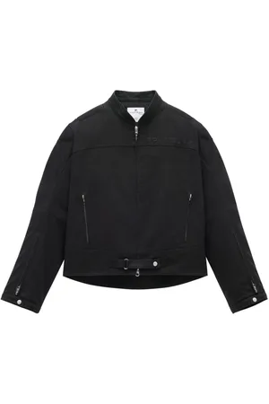 Courrèges Racer padded cotton jacket