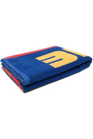 MARTINE ROSE Logo-print beach towel