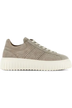 Hogan H-Stripes suede sneakers