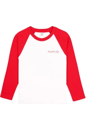 Sporty & Rich Health Club baseball T-shirt