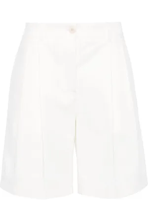 Totême Twill pleated shorts