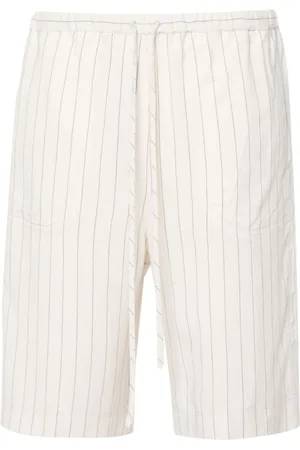 Totême Elasticated-waist pinstripe shorts