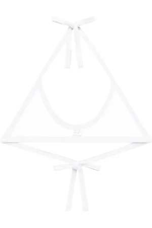 Courrèges Contrasting-trim bralette