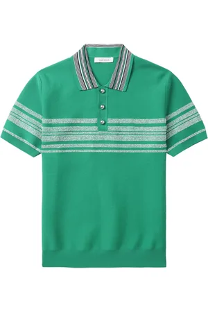 WALES BONNER Striped polo shirt
