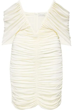 MAGDA BUTRYM V-neck ruched minidress