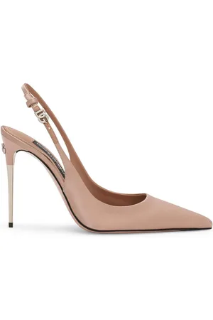 Dolce & Gabbana 105mm slingback leather pumps