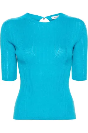 Lanvin Panelled knitted top