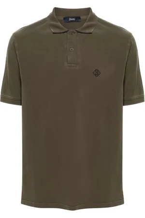 HERNO Embroidered-logo polo shirt