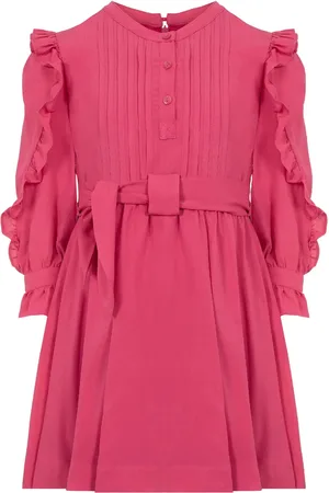 Lapin House Ruffled belted dress