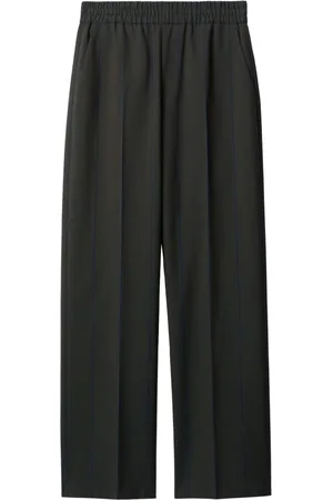 Burberry Striped straight-leg trousers