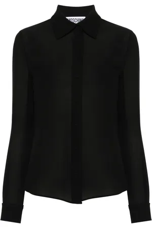 Moschino Long-sleeved silk shirt