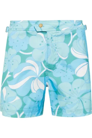Tom Ford Floral-print swim shorts