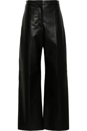Fabiana Filippi Wide-leg leather trousers