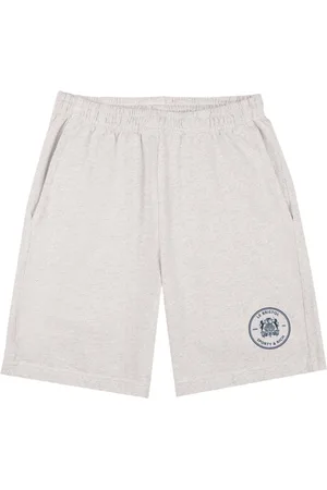 Sporty & Rich Bristol Crest cotton track shorts