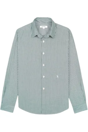 Sporty & Rich SRC striped cotton shirt