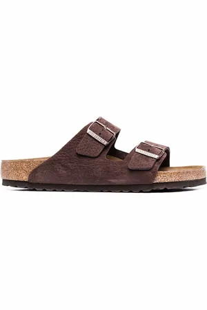 Birkenstock Arizona pebbled leather sandals