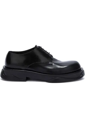 Jil Sander Round-toe leather derby shoes