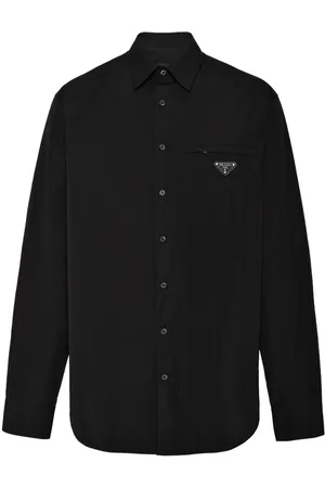 Prada Enamel triangle-logo shirt